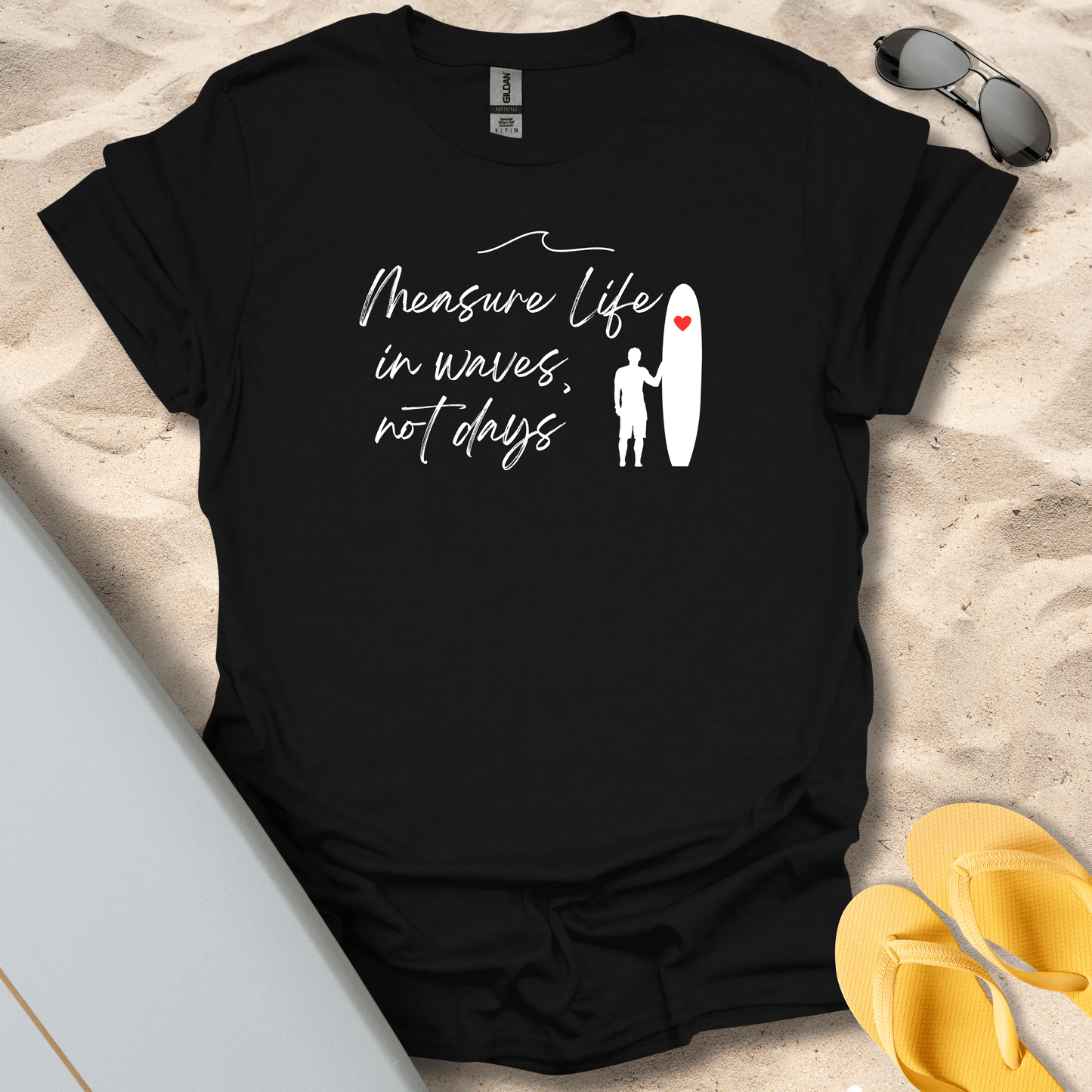 T-Shirt Black / S Measure Life In Waves T-Shirt