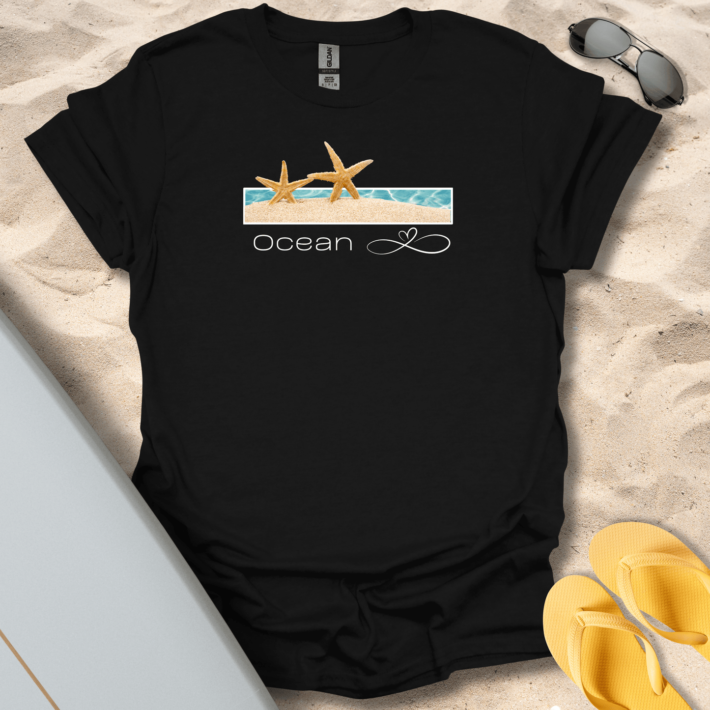 T-Shirt Black / S Ocean Love T-Shirt