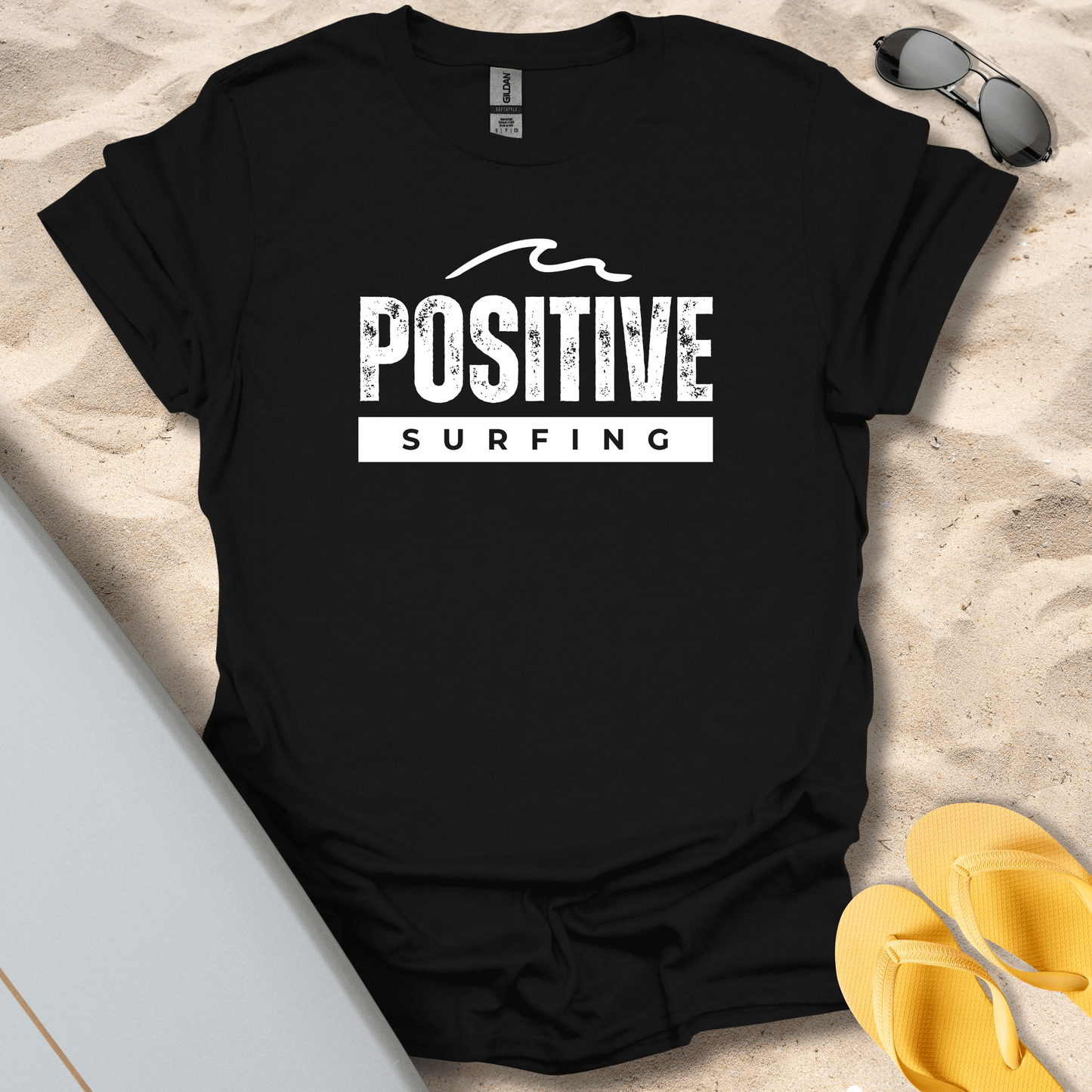 T-Shirt Black / S Postive Surfer T-Shirt