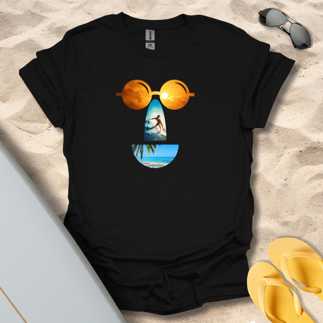 T-Shirt Black / S Surf Smile T-Shirt