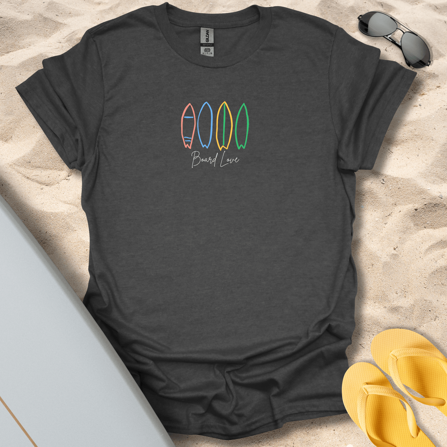 T-Shirt Dark Heather / S Board Love T-Shirt