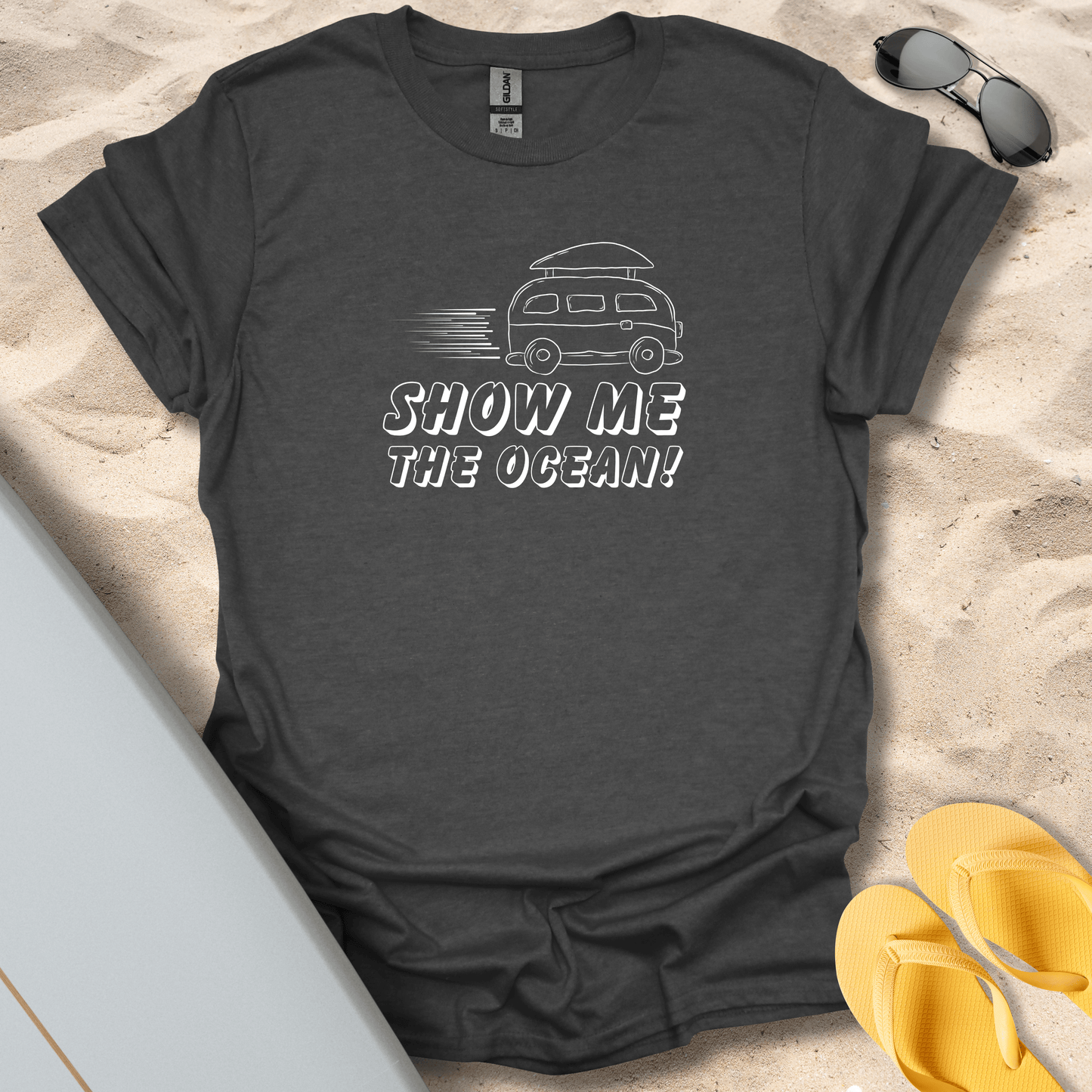 T-Shirt Dark Heather / S Show Me The Ocean T-Shirt