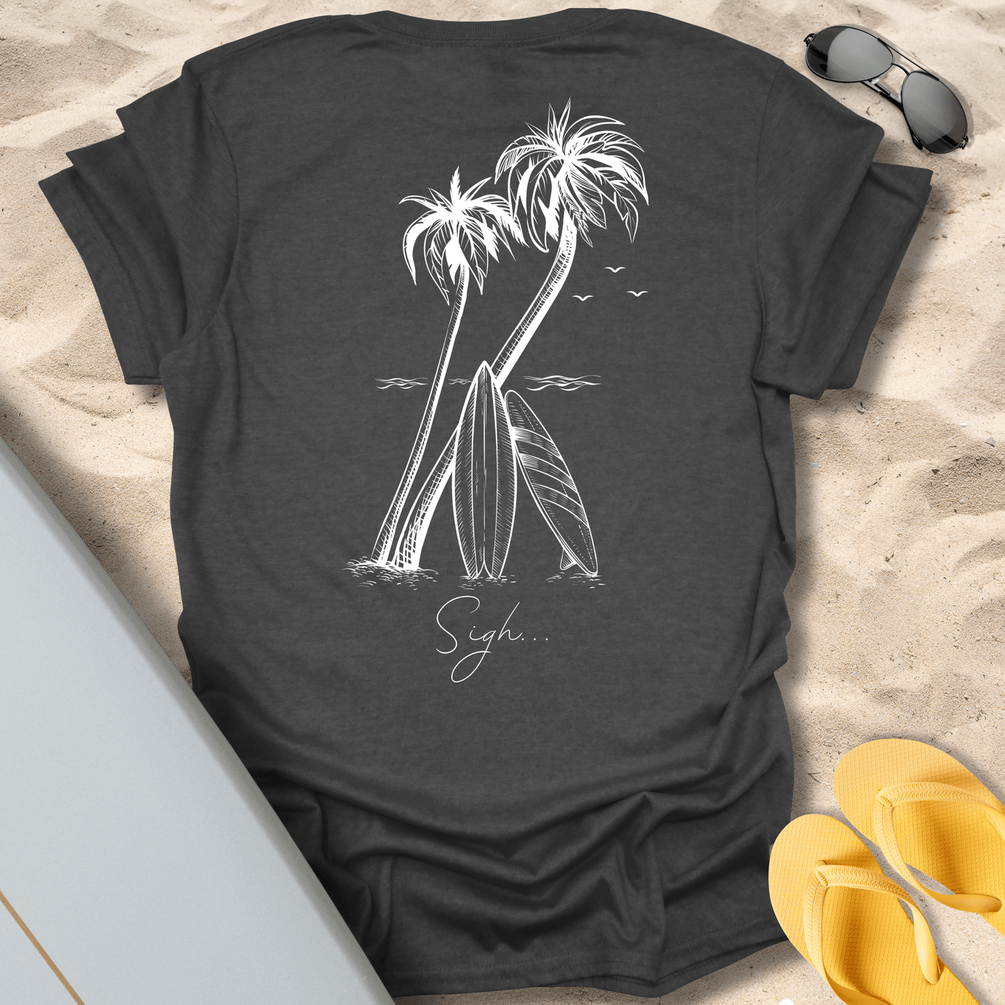 T-Shirt Dark Heather / S Sigh T-Shirt