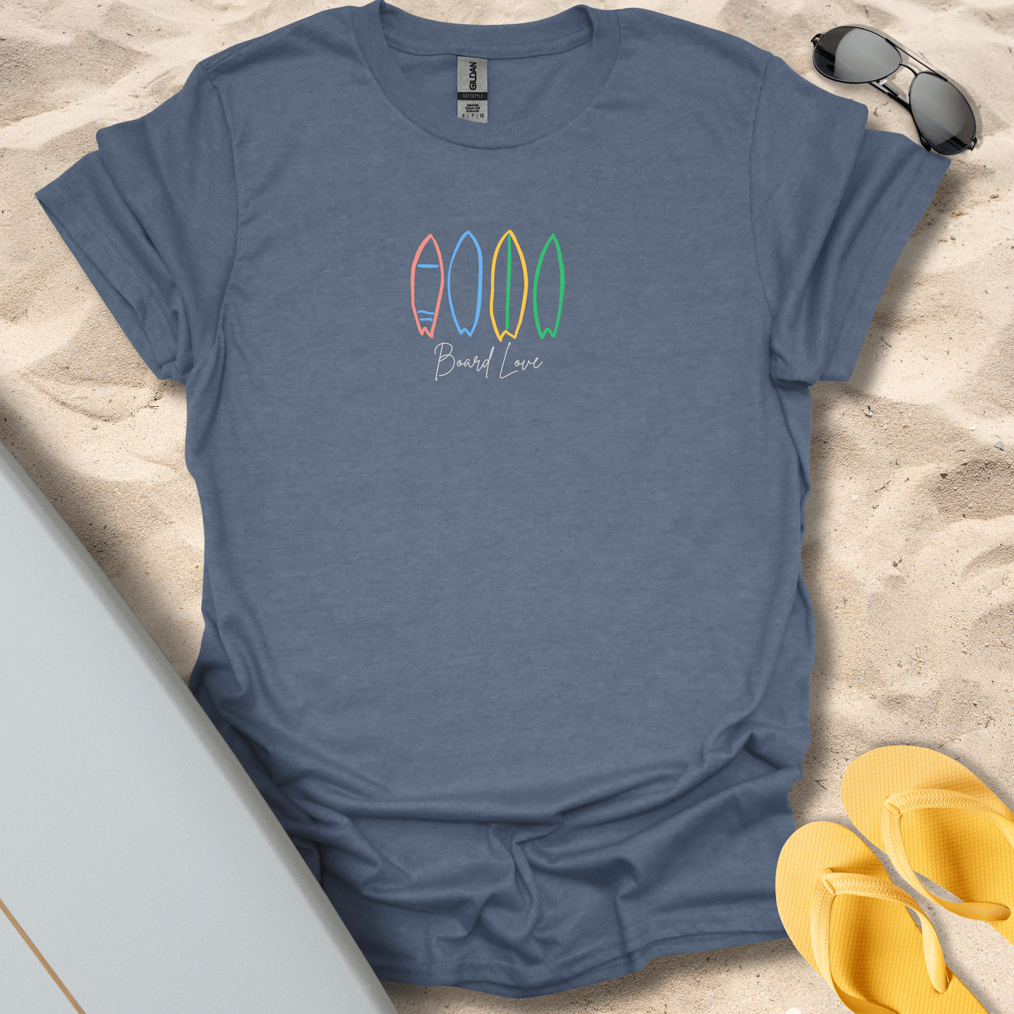 T-Shirt Heather Indigo / S Board Love T-Shirt