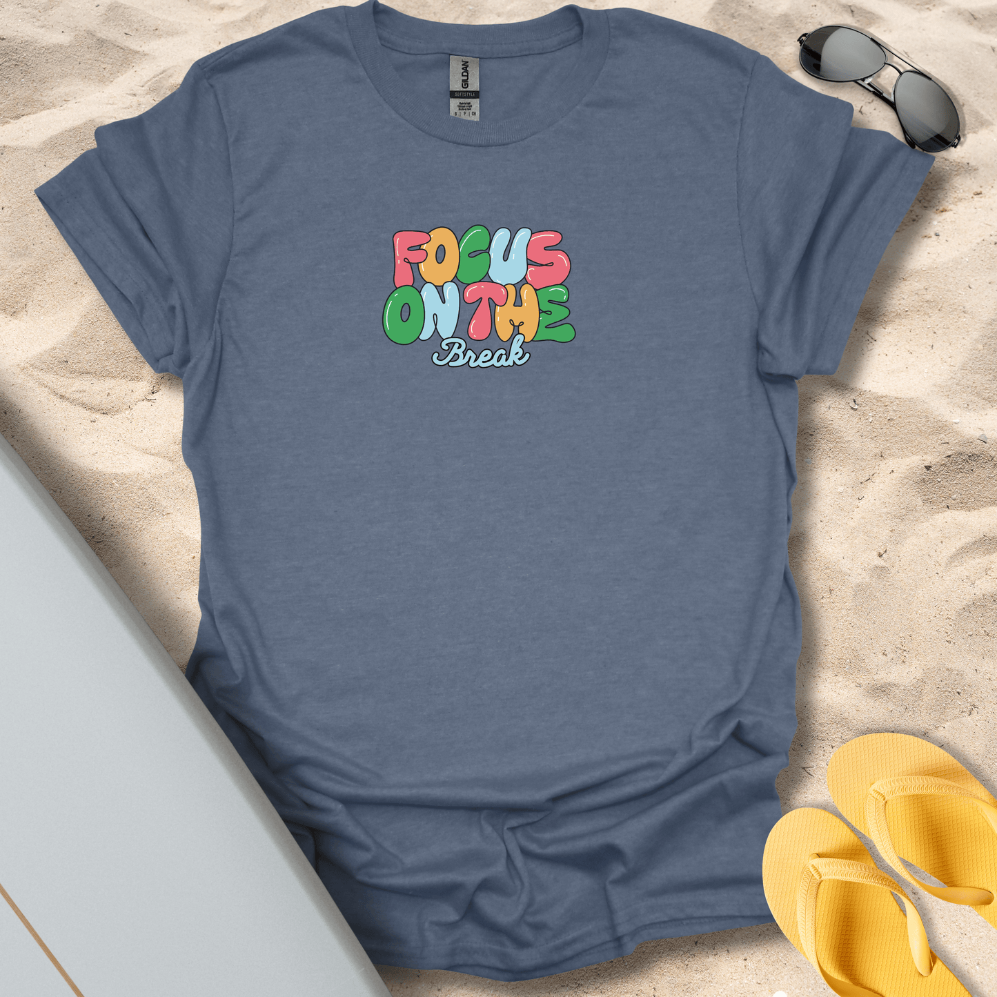 T-Shirt Heather Indigo / S Focus On The Break T-Shirt