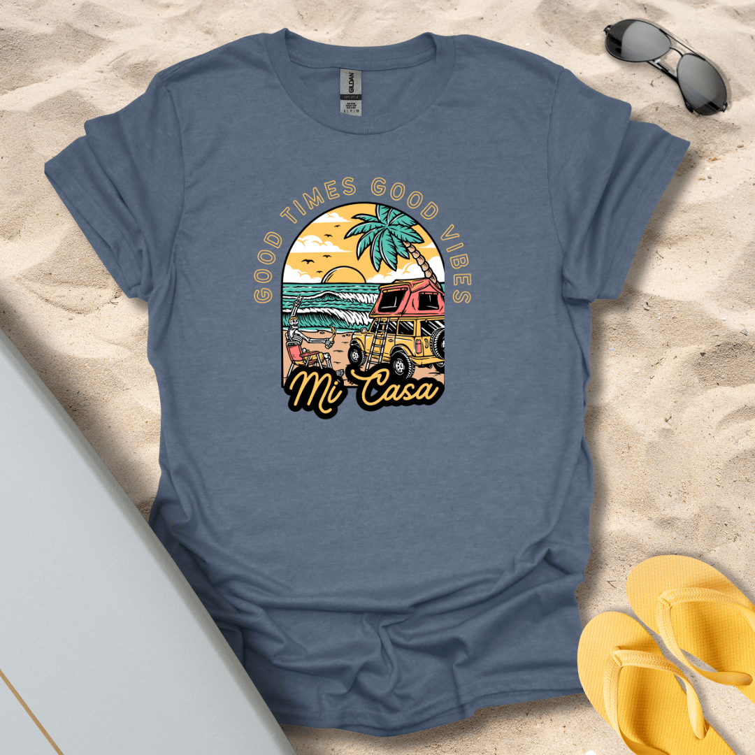 T-Shirt Heather Indigo / S Mi Casa T-Shirt