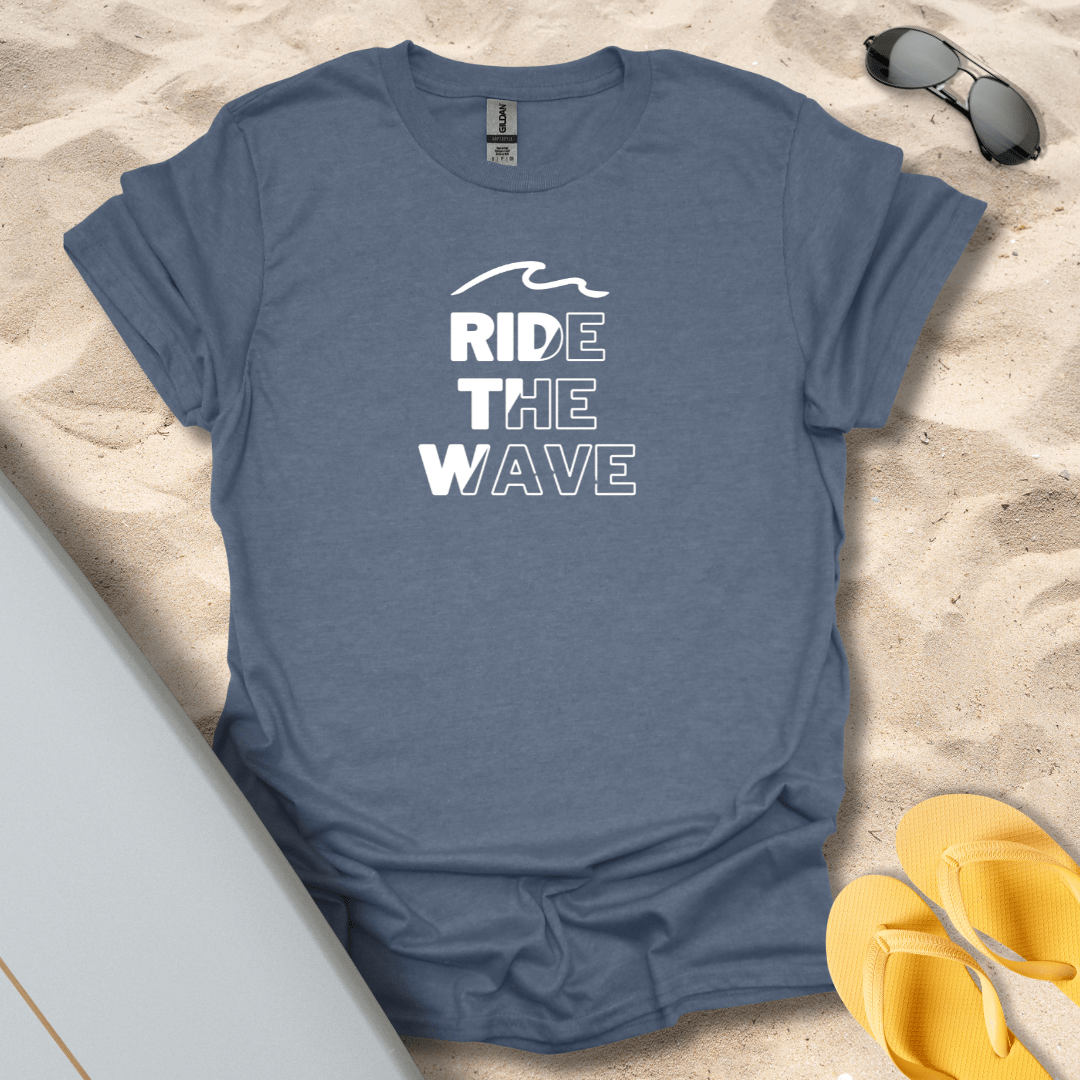 T-Shirt Heather Indigo / S Ride The Wave T-Shirt
