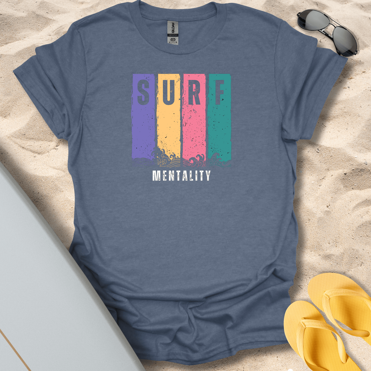 T-Shirt Heather Indigo / S Surf Mentality T-Shirt