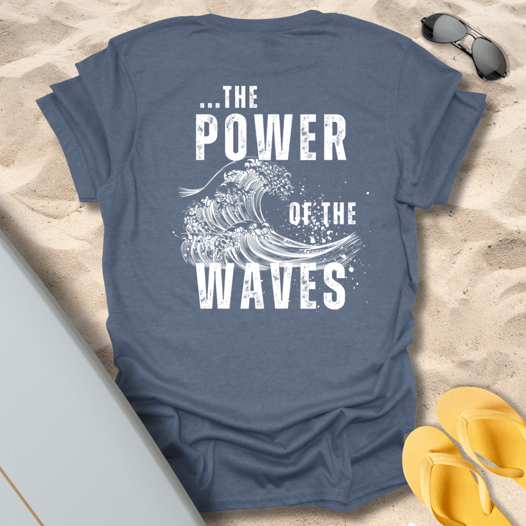 T-Shirt Heather Indigo / S The Power of the Waves T-Shirt