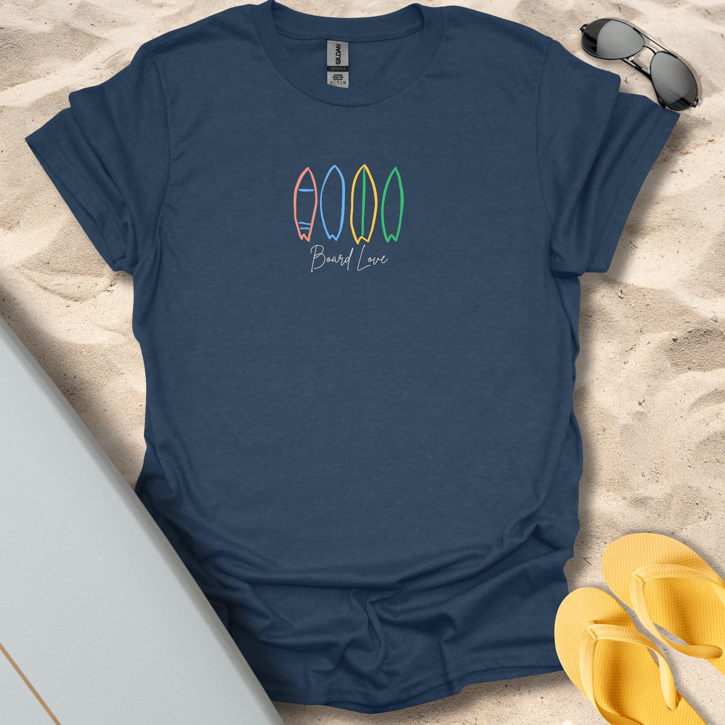 T-Shirt Heather Navy / S Board Love T-Shirt