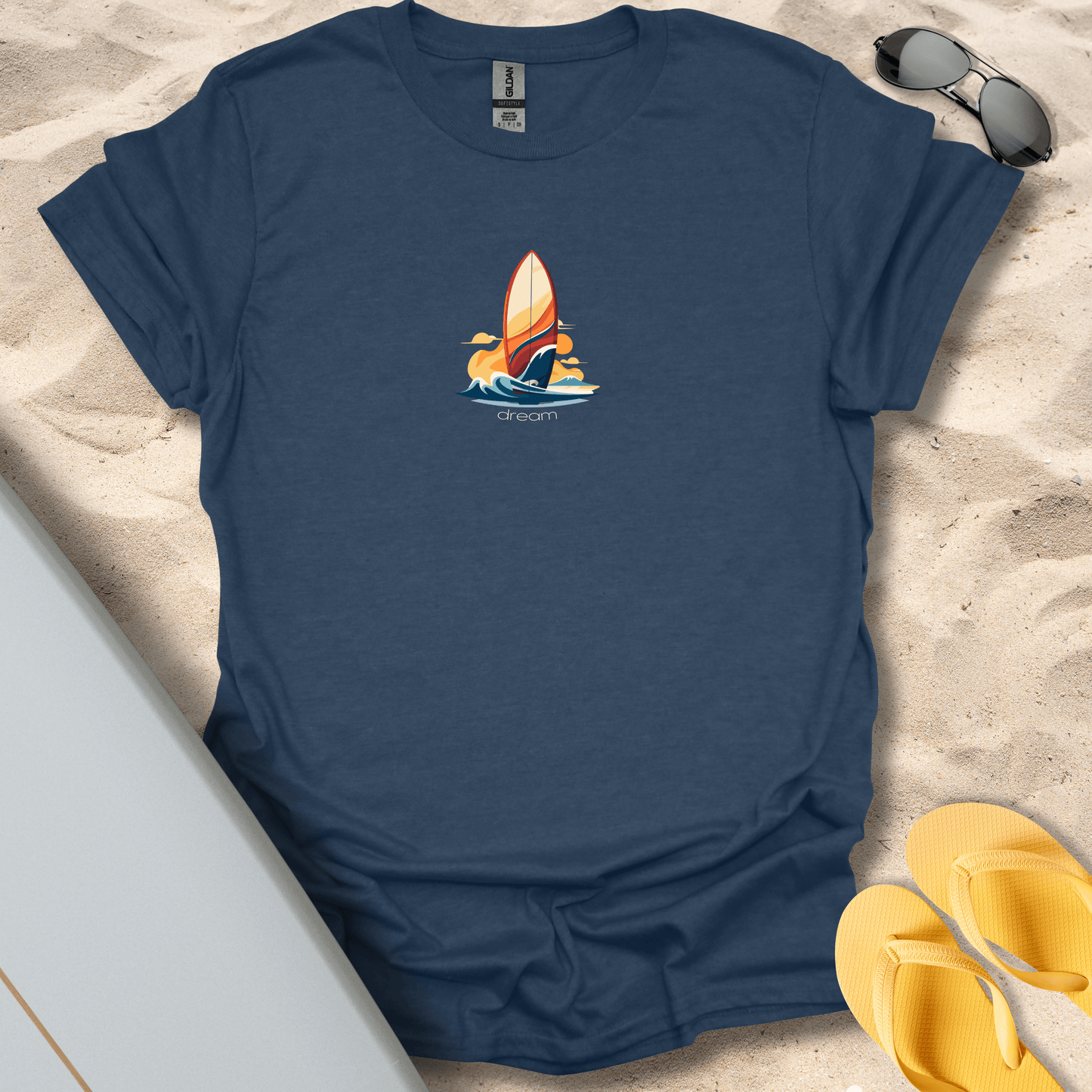 T-Shirt Heather Navy / S Dream Surf T-Shirt