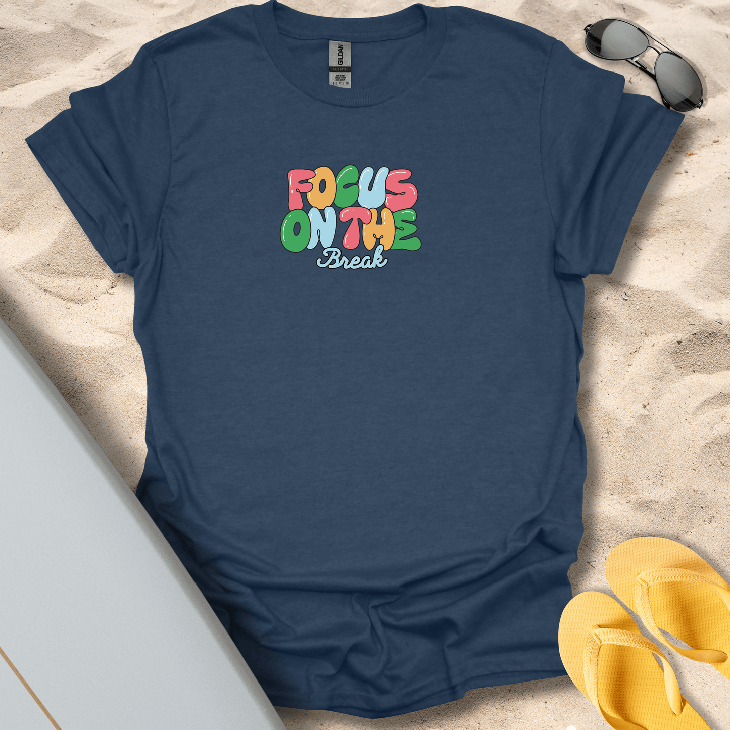 T-Shirt Heather Navy / S Focus On The Break T-Shirt