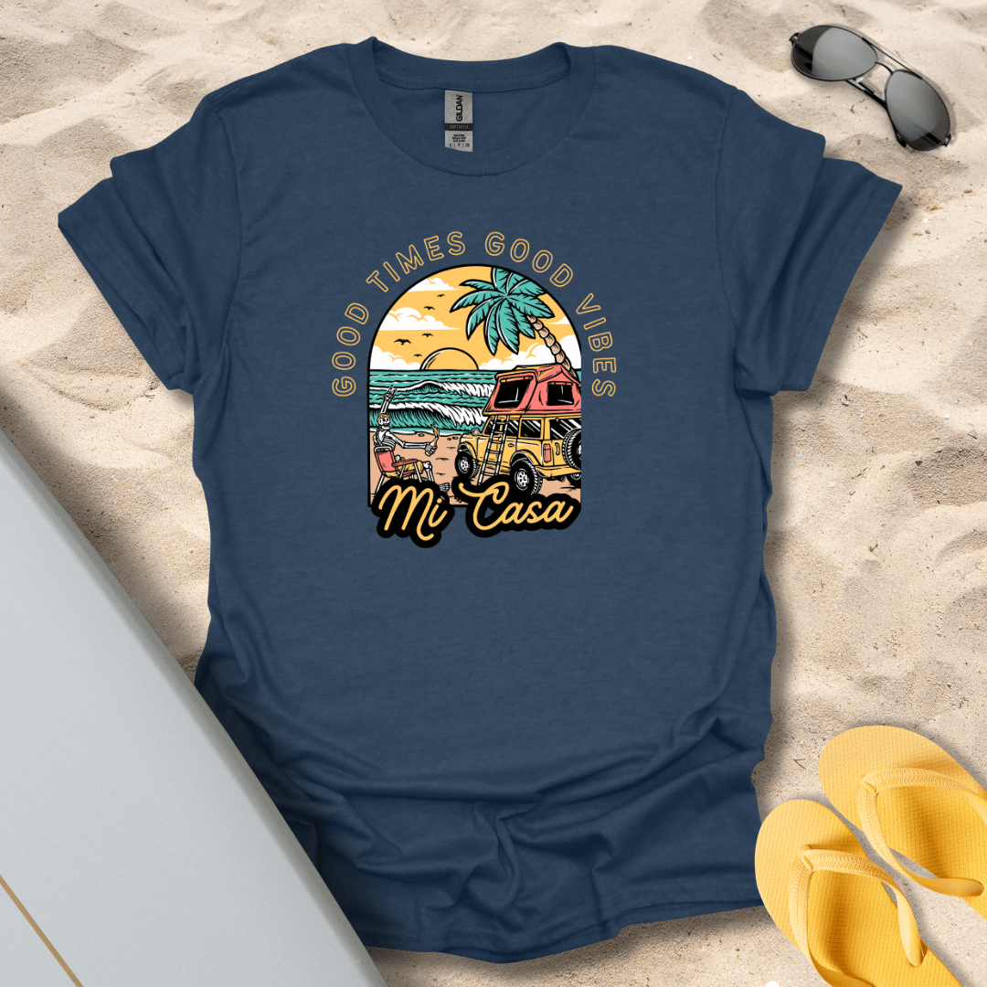 T-Shirt Heather Navy / S Mi Casa T-Shirt