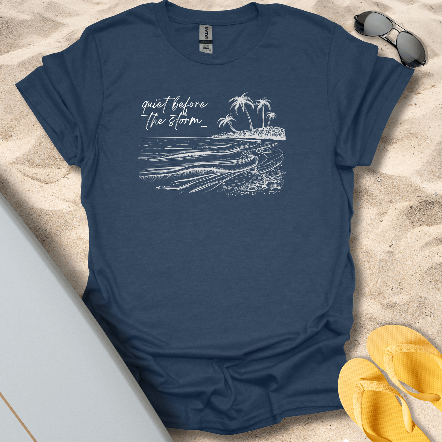 T-Shirt Heather Navy / S Quiet Before The Storm T-Shirt