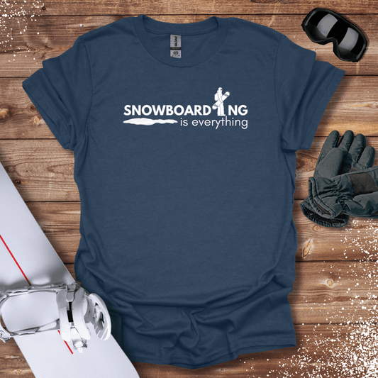 T-Shirt Heather Navy / S Snowboarding Is Everything T-Shirt