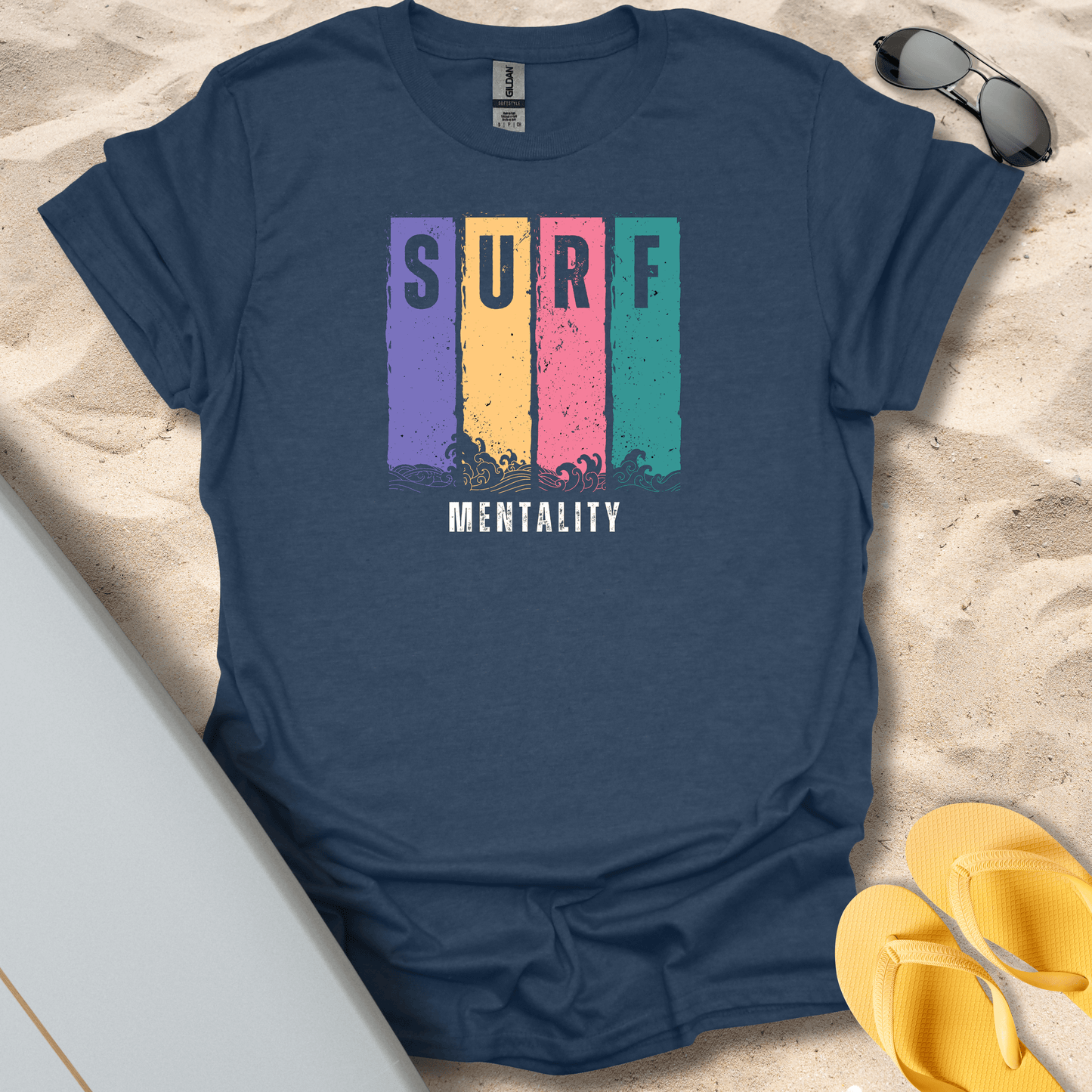 T-Shirt Heather Navy / S Surf Mentality T-Shirt