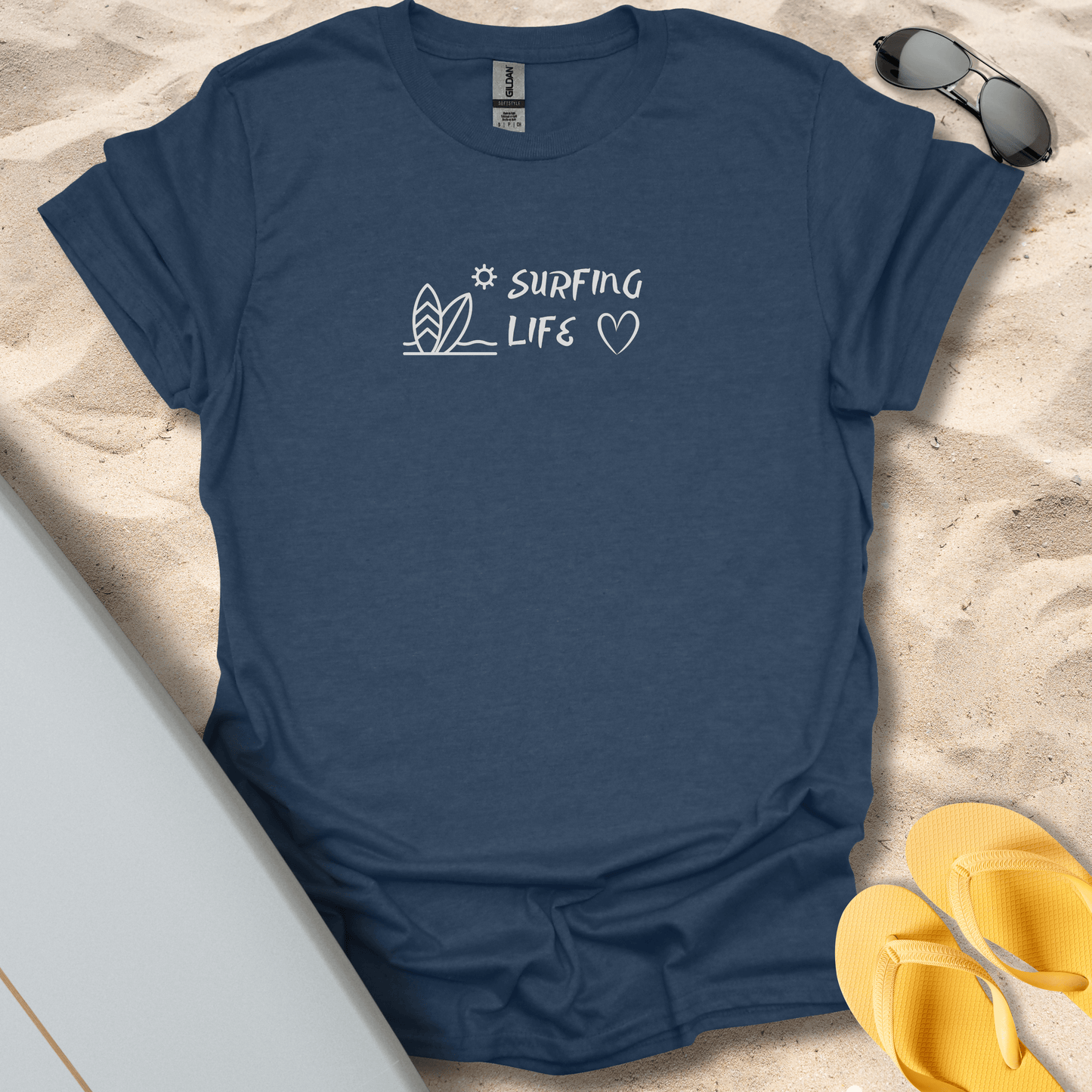T-Shirt Heather Navy / S Surfing Life T-Shirt
