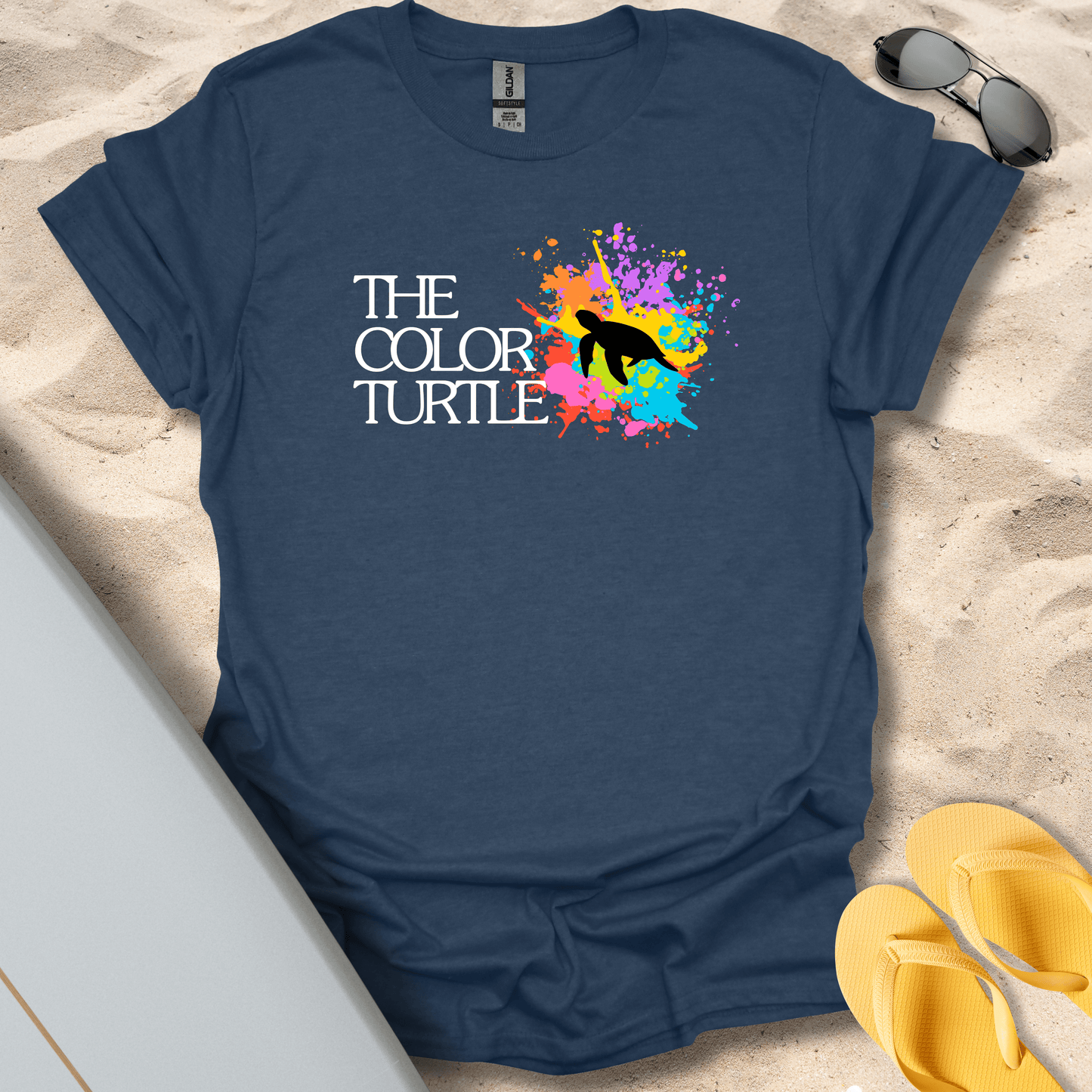 T-Shirt Heather Navy / S The Color Turtle T-Shirt