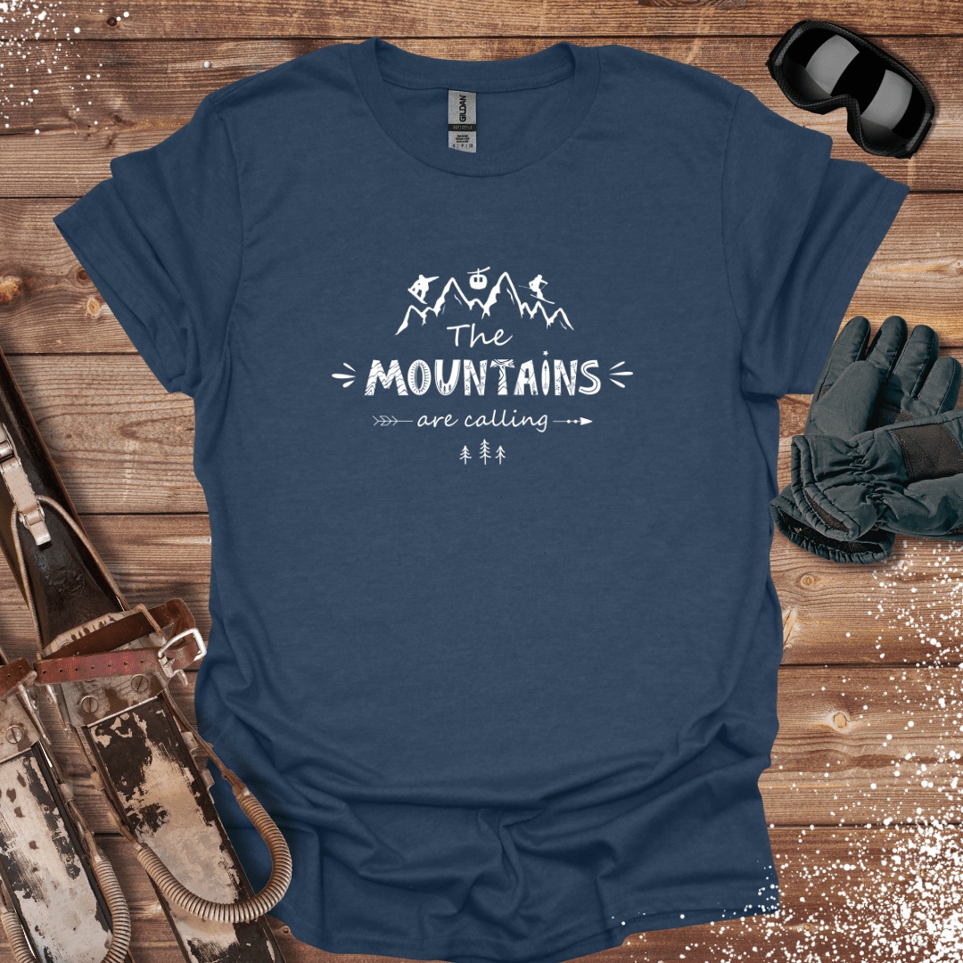 T-Shirt Heather Navy / S The Mountains Are Calling T-Shirt