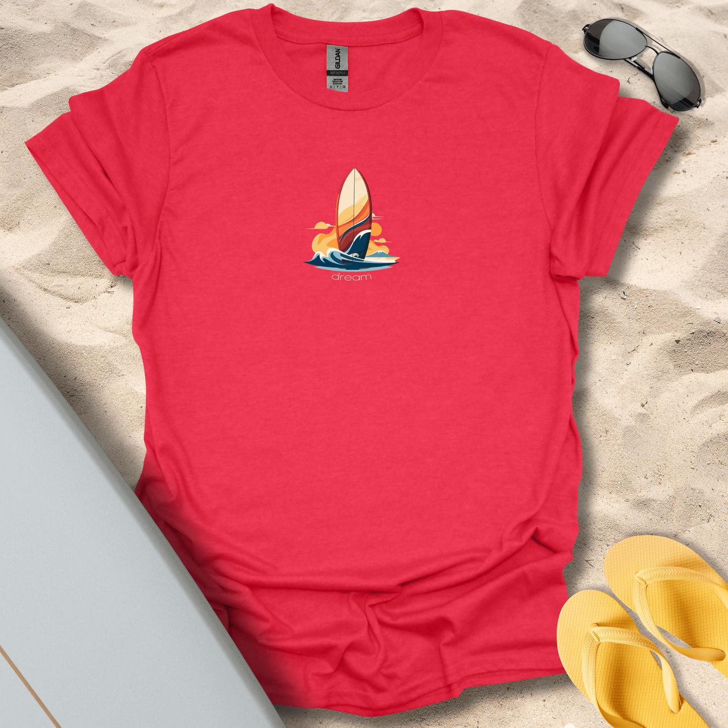 T-Shirt Heather Red / S Dream Surf T-Shirt