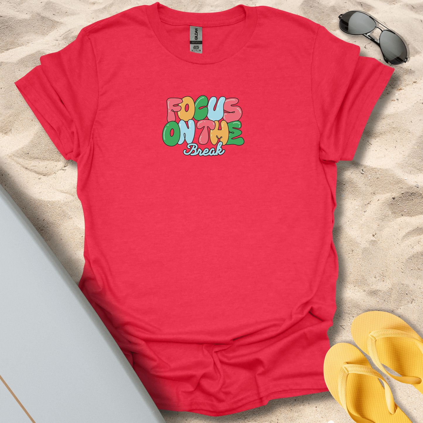 T-Shirt Heather Red / S Focus On The Break T-Shirt