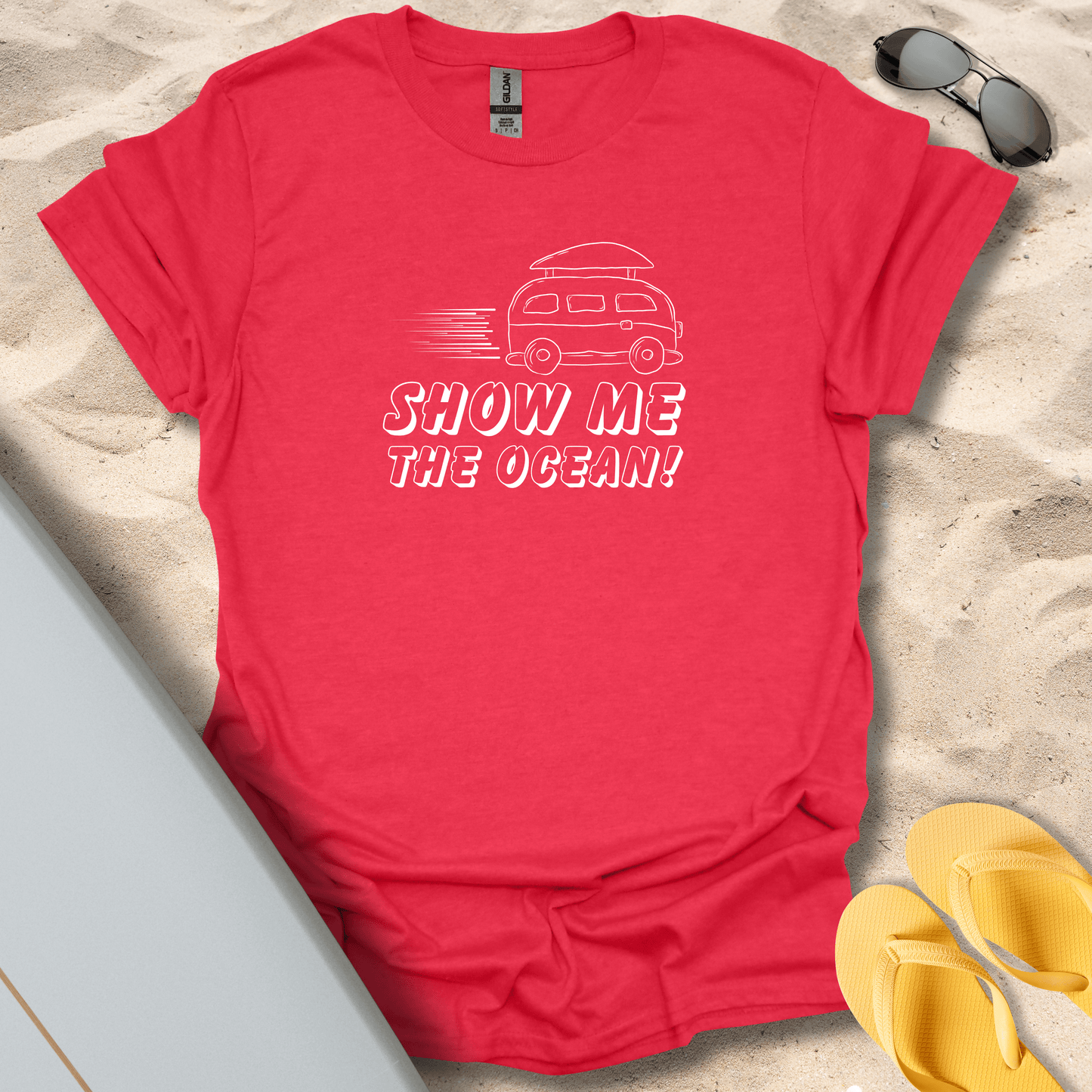 T-Shirt Heather Red / S Show Me The Ocean T-Shirt