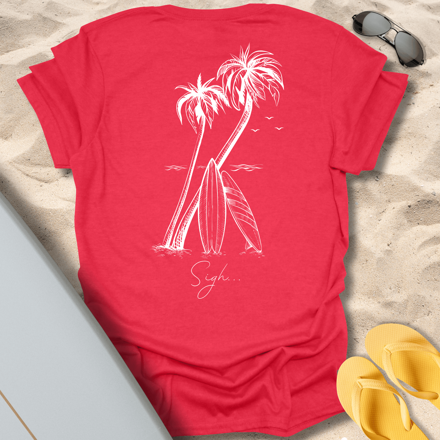 T-Shirt Heather Red / S Sigh T-Shirt