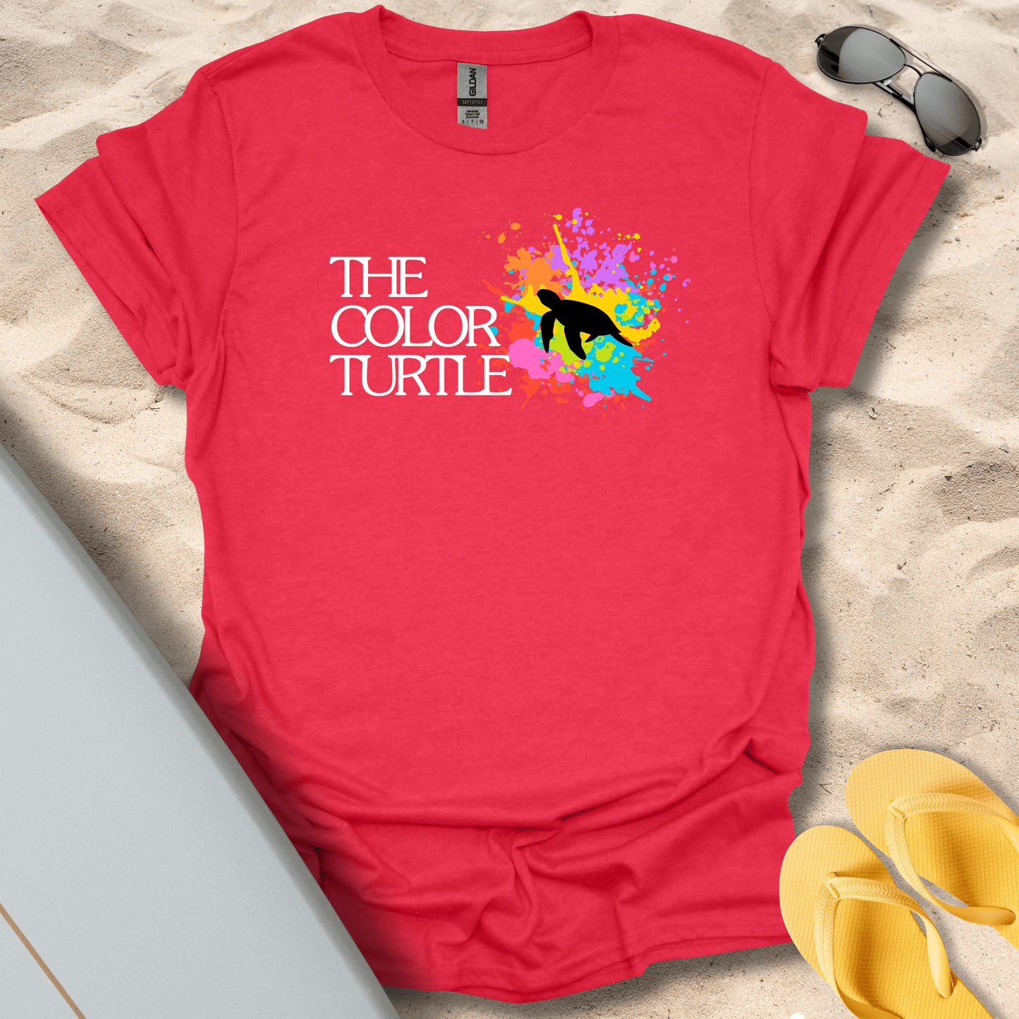 T-Shirt Heather Red / S The Color Turtle T-Shirt