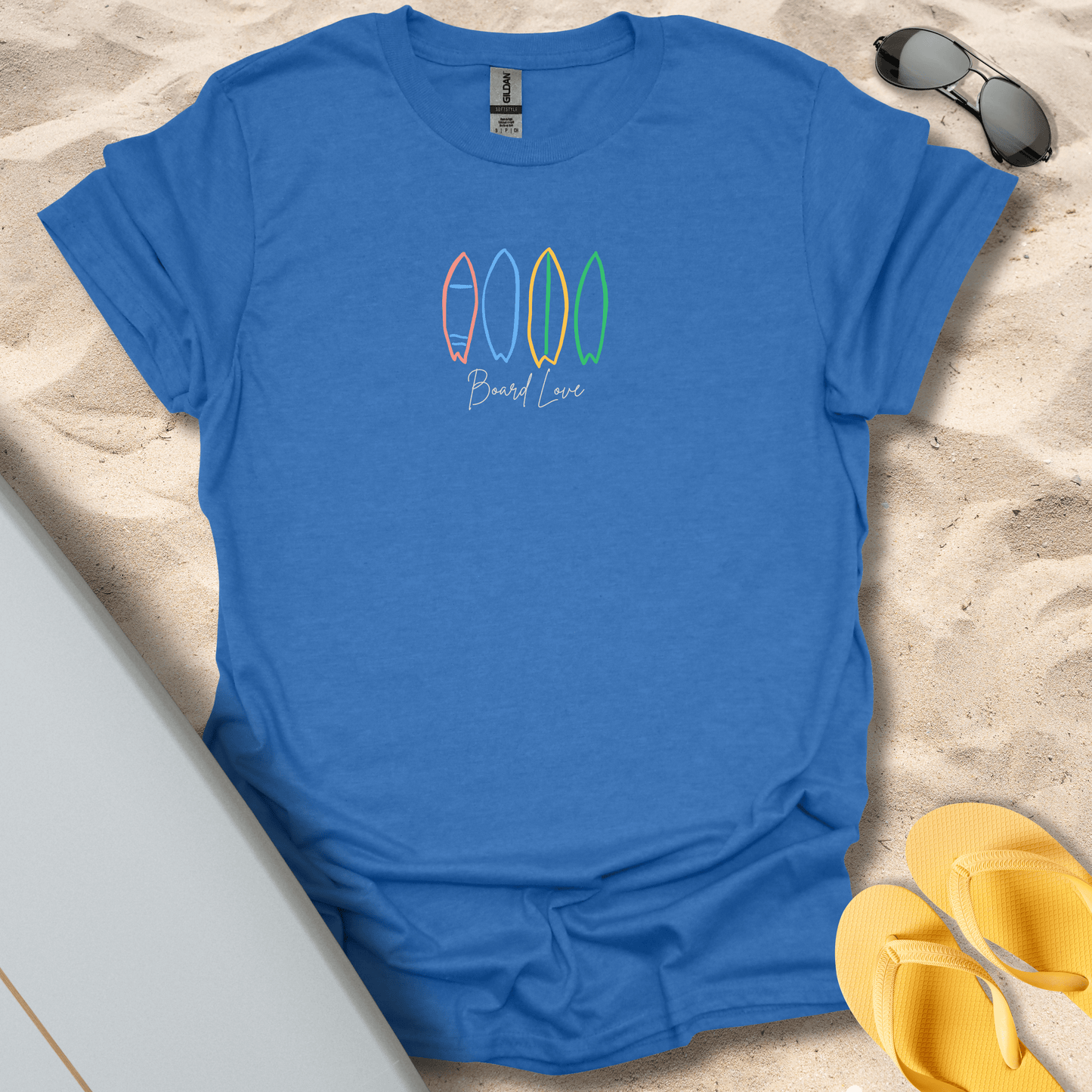 T-Shirt Heather Royal / S Board Love T-Shirt
