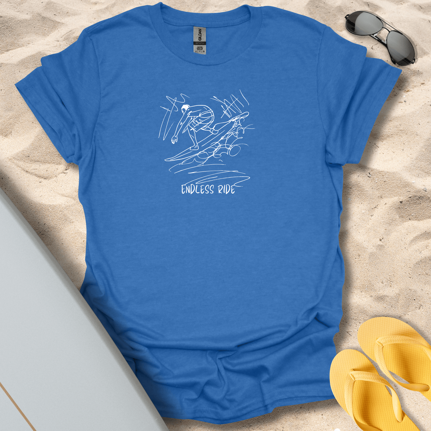 T-Shirt Heather Royal / S Endless Ride T-Shirt