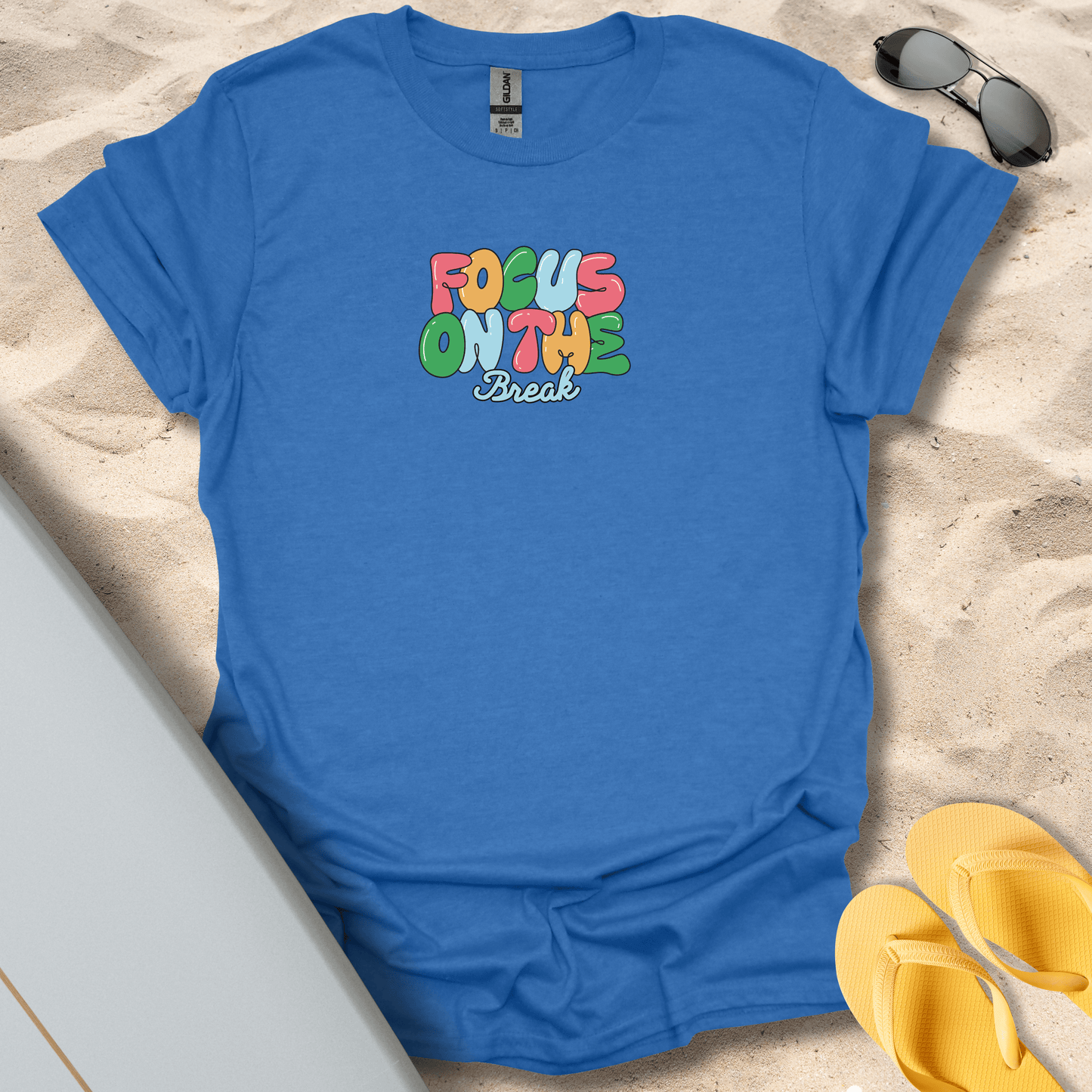 T-Shirt Heather Royal / S Focus On The Break T-Shirt
