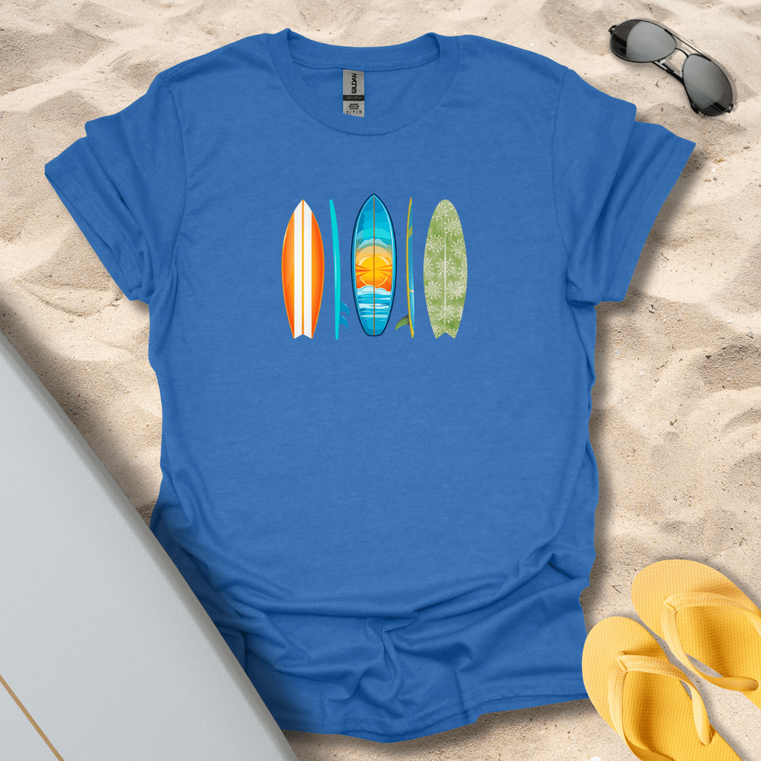 T-Shirt Heather Royal / S Funky Surfboards T-Shirt