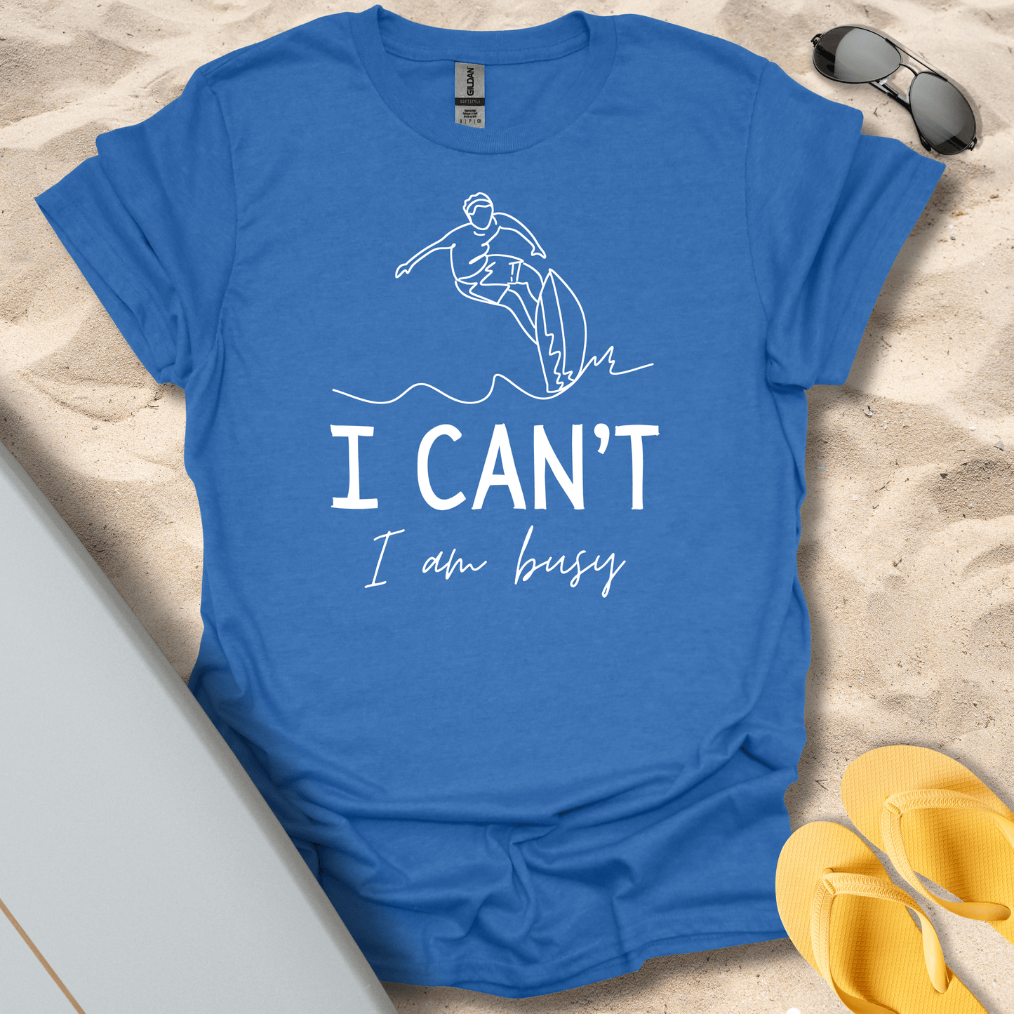 T-Shirt Heather Royal / S I Can't I'm Busy T-Shirt