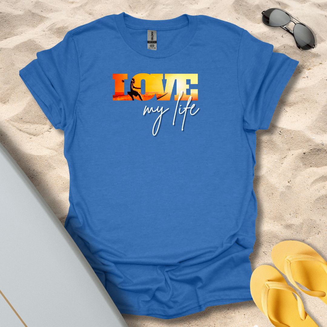 T-Shirt Heather Royal / S Love My Life T-Shirt