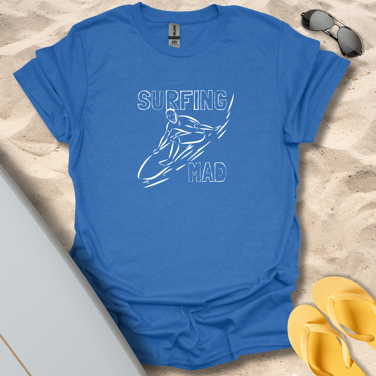 T-Shirt Heather Royal / S Surfing Mad T-Shirt