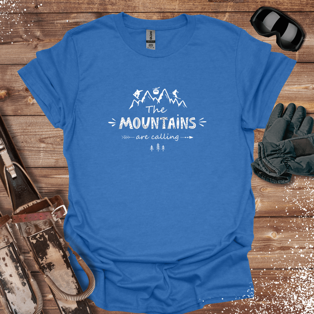 T-Shirt Heather Royal / S The Mountains Are Calling T-Shirt