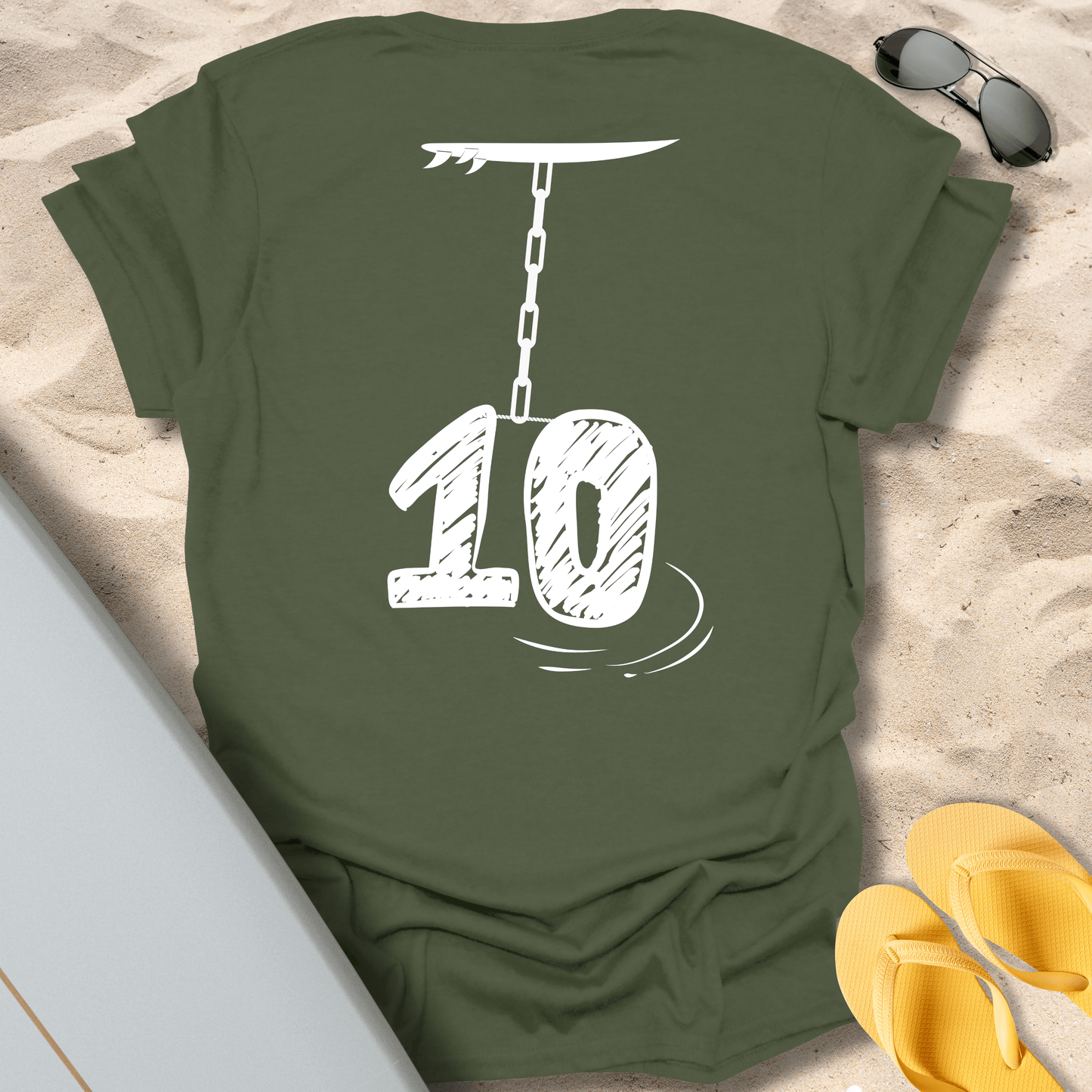 T-Shirt Military Green / S Hang 10 T-Shirt