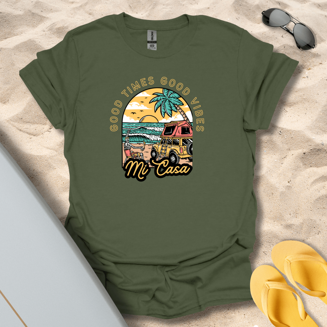 T-Shirt Military Green / S Mi Casa T-Shirt