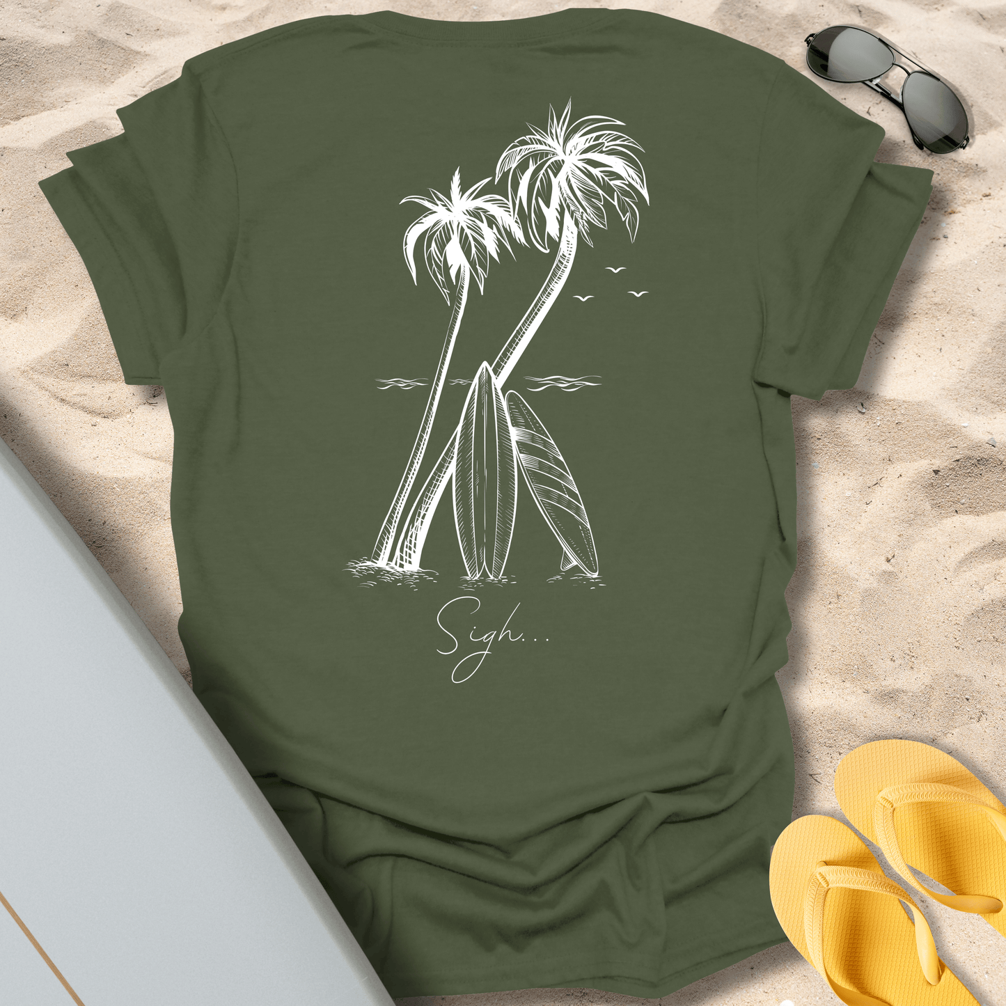 T-Shirt Military Green / S Sigh T-Shirt