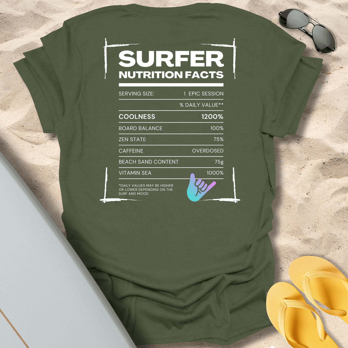 T-Shirt Military Green / S Surfer Nutrition T-Shirt