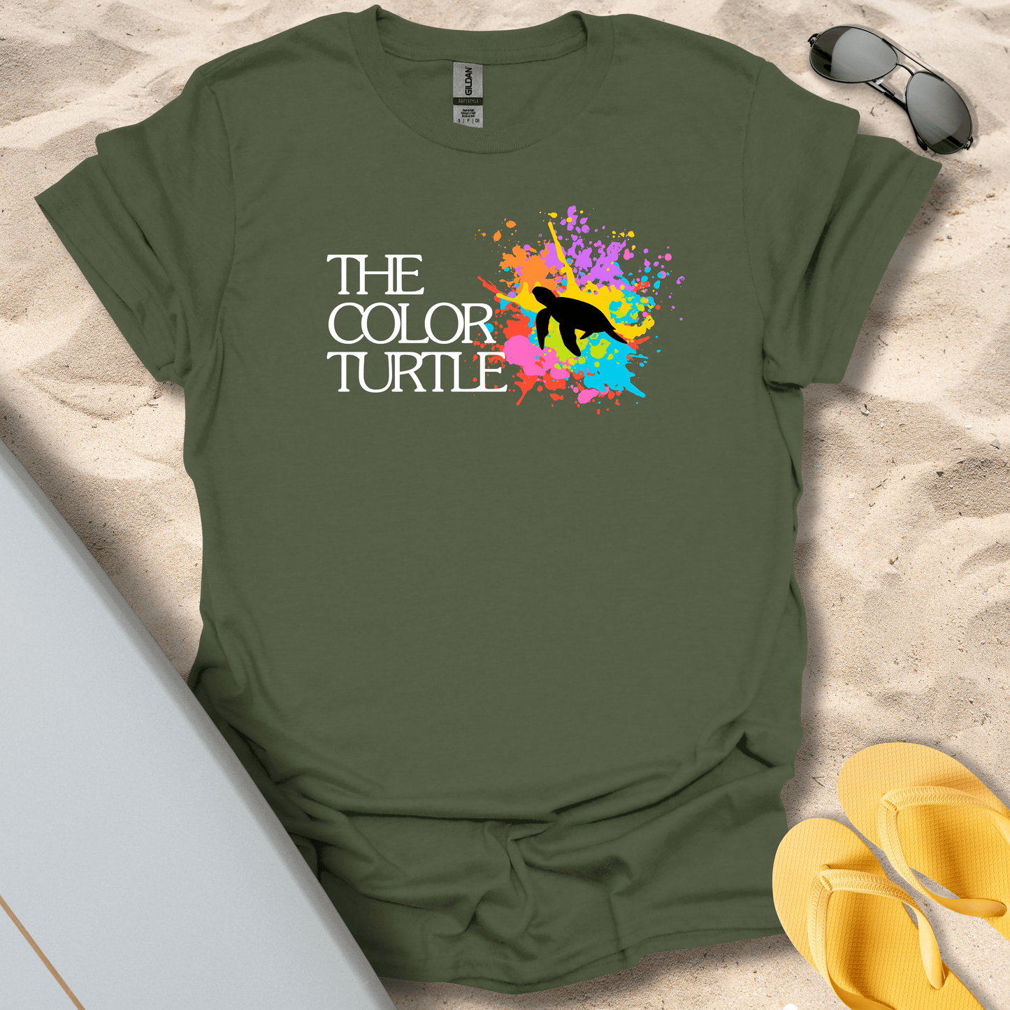 T-Shirt Military Green / S The Color Turtle T-Shirt