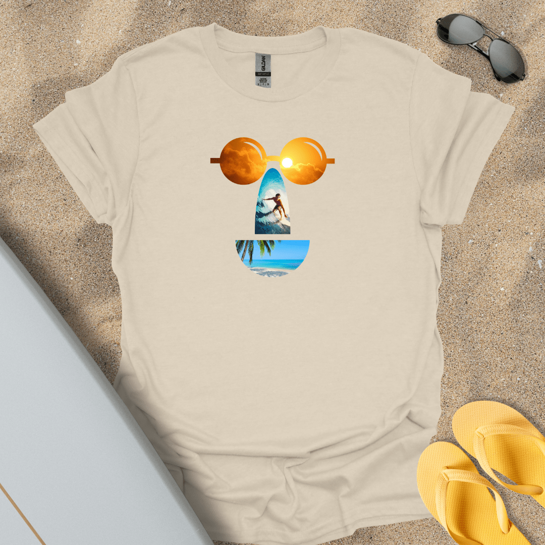 T-Shirt Natural / S Surf Smile T-Shirt
