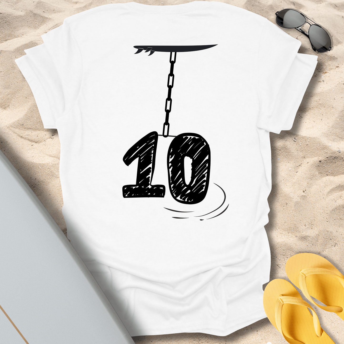 T-Shirt White / S Hang 10 T-Shirt