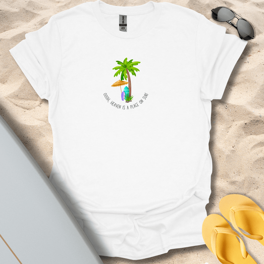 T-Shirt White / S Heaven Is A Place On Surf T-Shirt