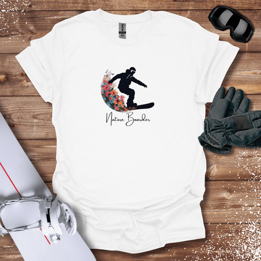 T-Shirt White / S Nature Boarder T-Shirt