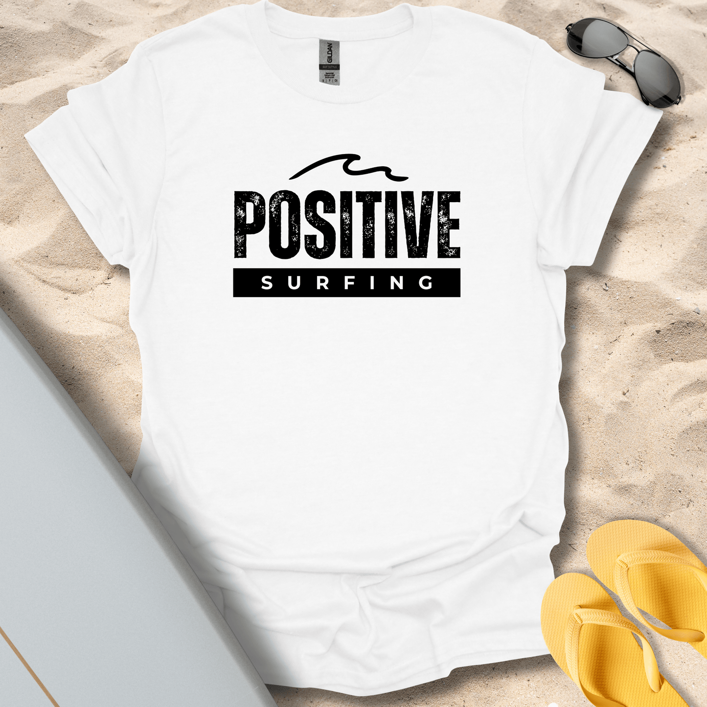 T-Shirt White / S Postive Surfer T-Shirt