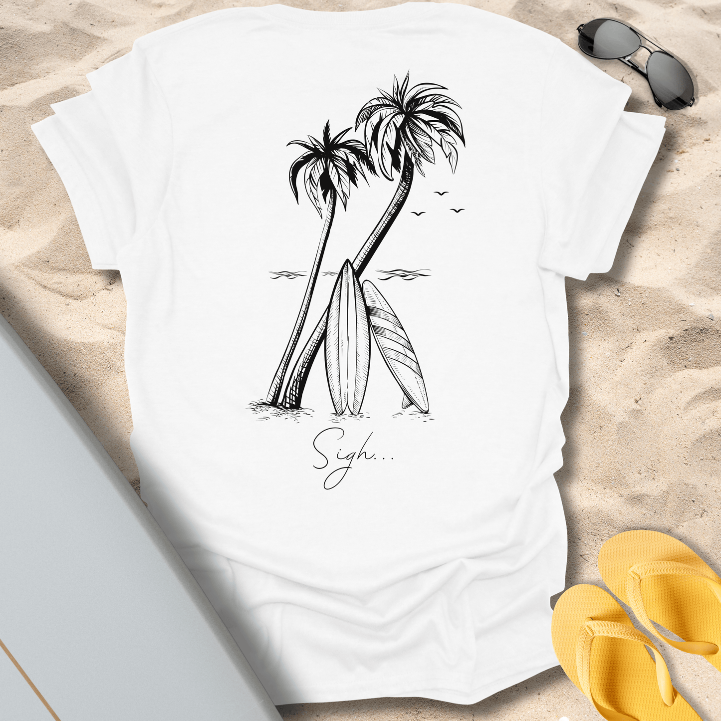 T-Shirt White / S Sigh T-Shirt
