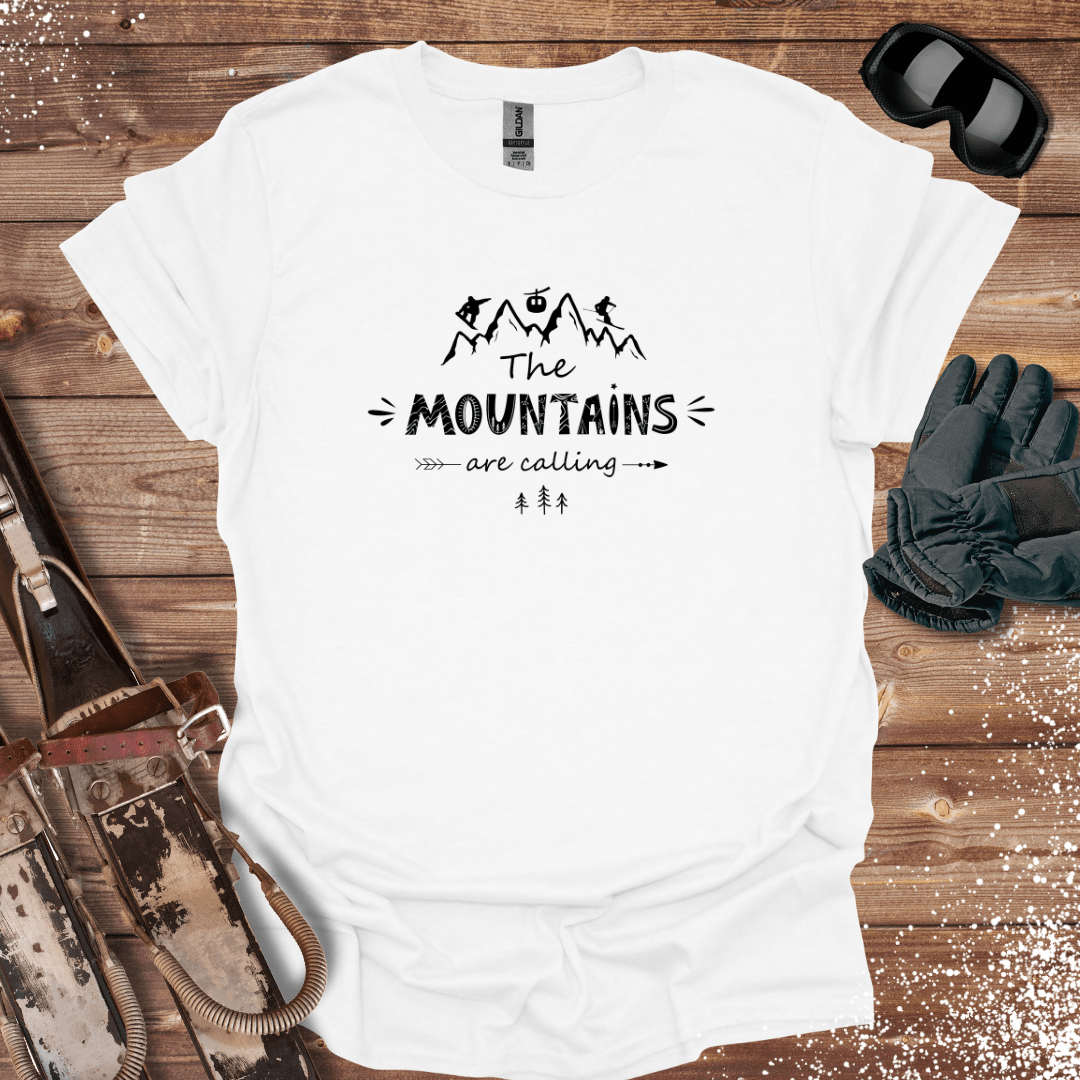 T-Shirt White / S The Mountains Are Calling T-Shirt