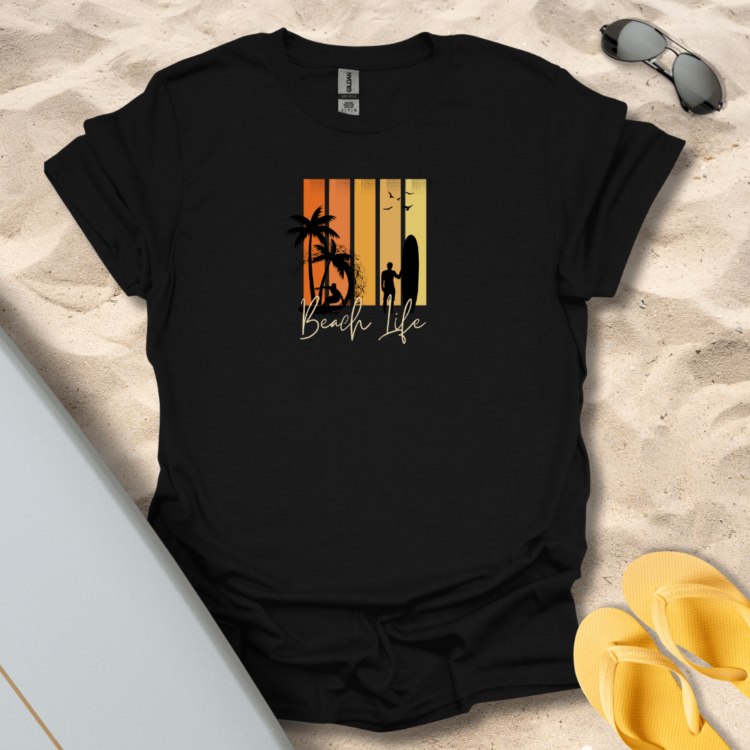 T-Shirt Black / S Beach Life T-Shirt