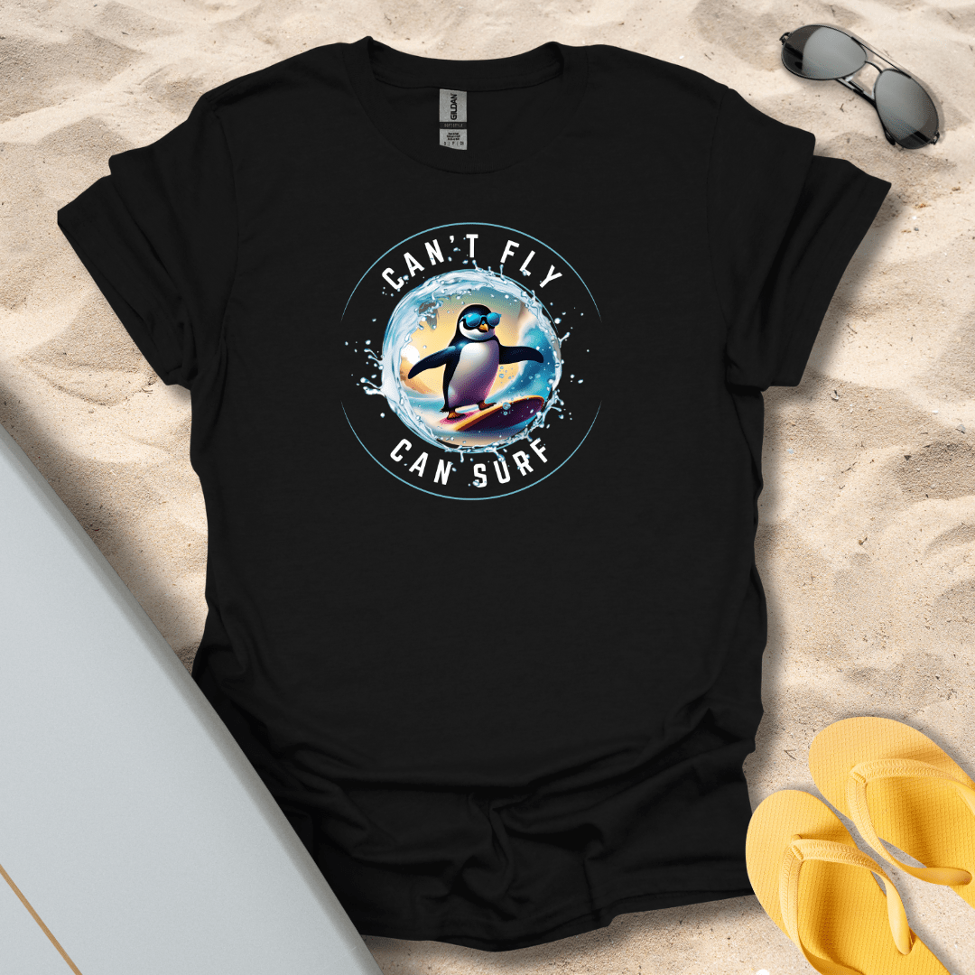 T-Shirt Black / S Can't Fly, Can Surf T-Shirt